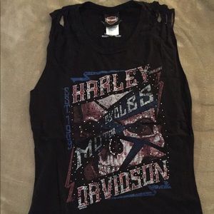 Harley Davidson Muscle tank top